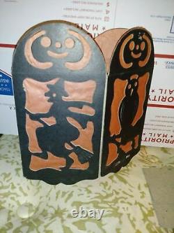 1 Vintage Halloween Diecut & Crepe Paper Lantern Made In USA 1920s Rare Find