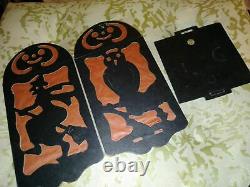 1 Vintage Halloween Diecut & Crepe Paper Lantern Made In USA 1920s Rare Find