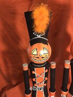 180 Degrees Halloween 25 Jack O Lantern Tin Soldiers (Arms Move) Vintage RARE