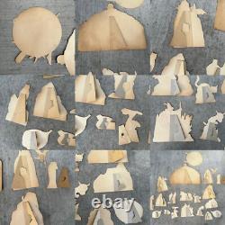 1926 Pan Candy Company Complete Set Halloween Decor Diecut VTG VERY RARE 20s