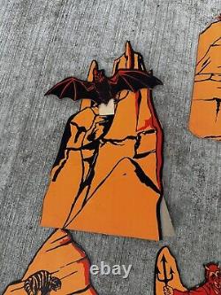 1926 Pan Candy Company Complete Set Halloween Decor Diecut VTG VERY RARE 20s