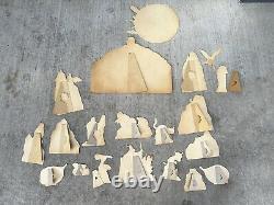 1926 Pan Candy Company Complete Set Halloween Decor Diecut VTG VERY RARE 20s