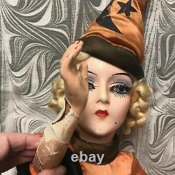 1930s Halloween Boudoir Doll Sterling Co. All Original RARE