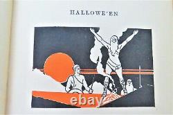 1934 Antique Vintage Halloween Book/Sechrist/1934/RARE