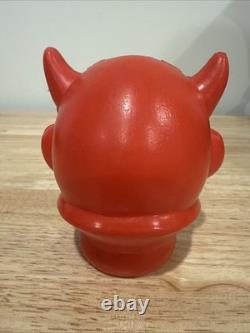 1960s Vintage Halloween PEERLESS DEVIL Blow Mold RARE Replacement For Light Set