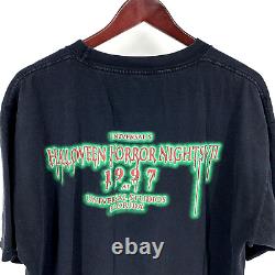 1997 Vintage Halooween Horror Nights T Shirt Universal Studios VII XL RARE