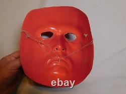 1998 Vtg Rare Wcw Wolfpack Sting Halloween Plastic Mask Red W String Wrestling