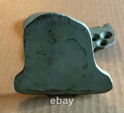 2 Vintage Halloween Cat Scaredy Cat Bronze Bookends Rare