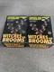 (2) Vintage Rare Mr Christmas Halloween Lights Six 14 Witches On Brooms
