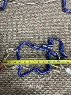 (2) Vintage Rare Mr Christmas Halloween Lights Six 14 Witches On Brooms