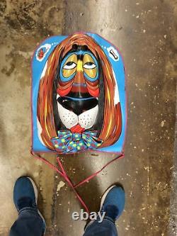 42 Rare Huge Oversized Halco Vintage Halloween Mask Fu Man Chu Loud Mouth Hound