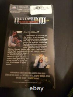 6 Sealed Vintage Vhs Movies Halloween III 3 Horror Movie Lot Rare