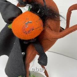 ANNALEE Dolls RARE Halloween Headless Horseman 1993 Excellent Cond Horse Pumpkin