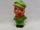 Antique Halloween Rare Pumpkin Boy In Skally Cap 1920s Composition 4 Inches Tall