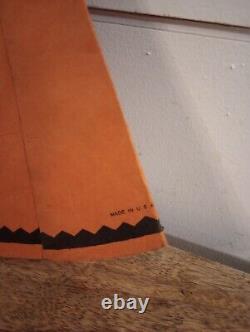 Antique Vtg Halloween Party Parade Hats Early 1900s Tissue Crepe Paper Witch Cat