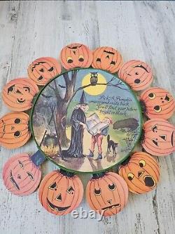 Bethany Lowe Bruce elsass Witch pumpkin game RARE unique vintage style Halloween