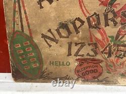 Black Magic Talking Ouija Board, Gift Craft 1940's Vintage Rare Halloween Spooky