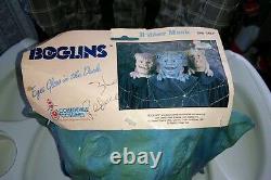 Boglins Halloween Mask! Ultra RARE! 1987! Vintage! With Card! Vlobb