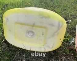Candy Corn Blow Mold Rare Vintage Union Products Halloween Easter Pastel Yellow