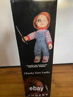 Child's Play Rare Vintage 24 Animated Talking Chucky Figure Doll Gemmy