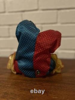 Creepy Clown Musical Head Spins Halloween Vintage Rare