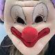Creepy Vintage Fantastic Faces Clown Mask Soft Cloth Sewn Purge Rare 13