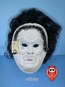 DRACULA Vintage 1978 Ben Cooper Halloween Mask And Costume Rooted Hair RARE LB02