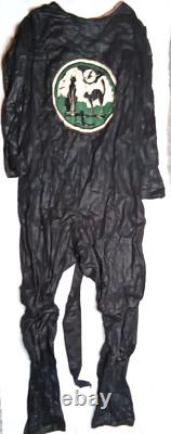 Depression Era Halloween Costume Black Cat Jumpsuit With Tail 1930s Ultra Rare