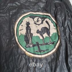 Depression Era Halloween Costume Black Cat Jumpsuit With Tail 1930s Ultra Rare