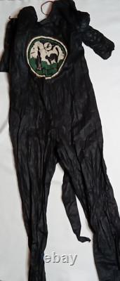 Depression Era Halloween Costume Black Cat Jumpsuit With Tail 1930s Ultra Rare