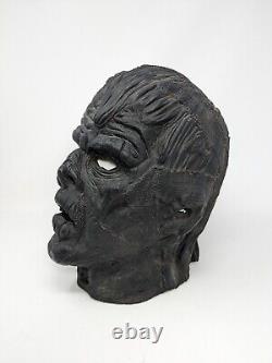 Don Post Studios Black Mummy Mask 1977 Vintage Rare