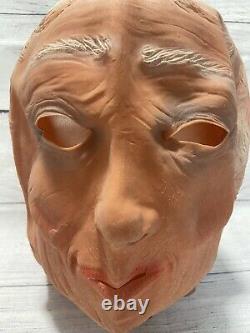 Don Post Vintage 1980 Old Woman Halloween Latex Mask Rare