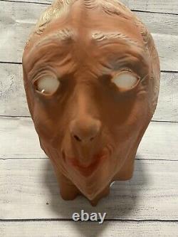 Don Post Vintage 1980 Old Woman Halloween Latex Mask Rare