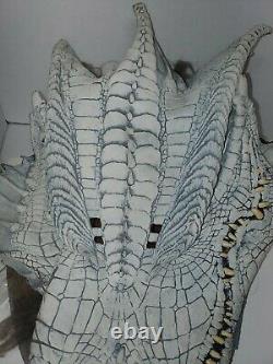 Dragon Mask Latex Vintage Halloween albino rare