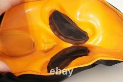 EASTER UNLIMITED Orange Rare VTG Scream Stamped Ghostface Mask Fun World #9207