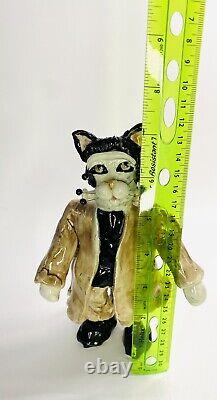 Extremely Rare Amy Lacombe Frankenstein Character Cat Vintage Estate Halloween