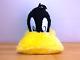 Extremely Rare Vintage Looney Tunes Daffy Duck Plush Mask Hat Cosplay Halloween