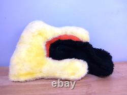 Extremely Rare Vintage Looney Tunes Daffy Duck Plush Mask Hat Cosplay Halloween