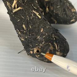 Extremely Rare. Vintage Paper Mache Halloween Black Cat. Shreeking Cat