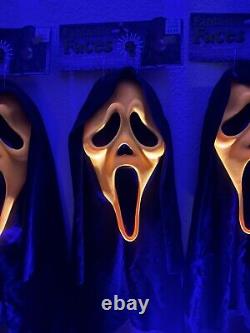 Fantastic Faces Vintage Orange Weeping Ghost Scream Ghost Face Tagged RARE