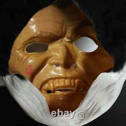 Festival 81 Count Dracula Rubber Halloween Mask With Fake Hair Rare 80s Vintage