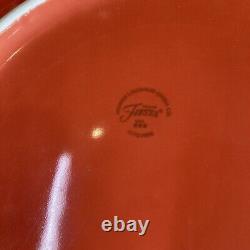 Fiesta ware Rare Vintage HTF Happy Jack O Lantern chop plate 15 inch never used