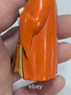 Fine RARE ROYAL WORCESTER ENGLAND WITCH CANDLE SNUFFER Vintage HALLOWEEN ANTIQUE