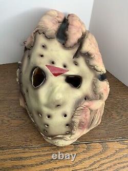 Friday The 13TH Deluxe JASON VORHEES Mask 1993 NEW LINE PRODUCTIONS Rare Vintage