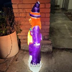 Grand Venture Blow Mold Witch Pumpkin Halloween 40 RARE Vintage 1997