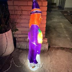 Grand Venture Blow Mold Witch Pumpkin Halloween 40 RARE Vintage 1997