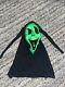 Green Scream Grin Mask Vintage 90's Fun World Div Ghost Face Rare