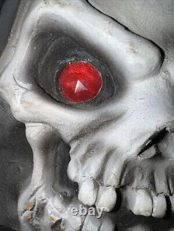 Grim Reaper Vintage Halloween 90s Red Gem Eyes Easter Unlimited Inc. Rare Prop