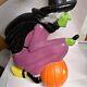 Halloween Blowmold Flying Witch Union Don Featherstone Rare Vintage Halloween