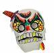 Halloween Costume Mask Vtg Ben Cooper Decoration Skeleton Skull Knife Head Rare
